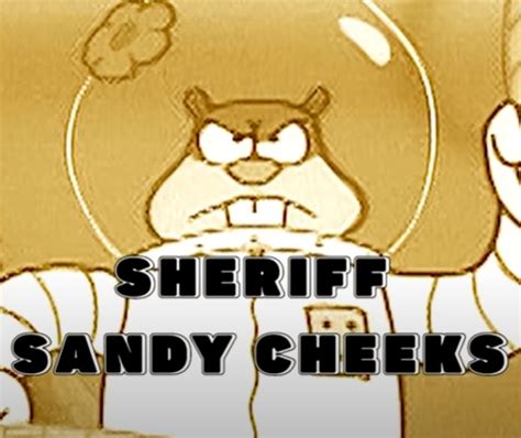 Sheriff Sandy Cheeks Texas - bob esponja pantalones cuadrados foto ...