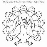 Thanksgiving Number Coloring Pages sketch template