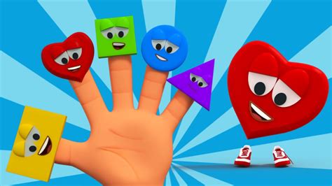 Shapes Finger Family Song | Nursery Rhymes For Kids And Children - YouTube