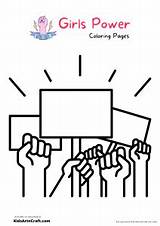 Girl Power Coloring Pages For Kids – Free Printables  Art & Craft sketch template