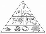 Food Pyramid Coloring Page For Kids Com  Home sketch template
