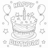 20 Printable Birthday Cards To Color  Parade sketch template