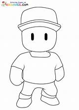 Stumble Guys Coloring Pages sketch template