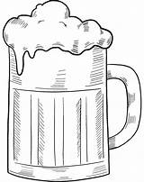 Mug Of Beer coloring Page  ColouringPages sketch template