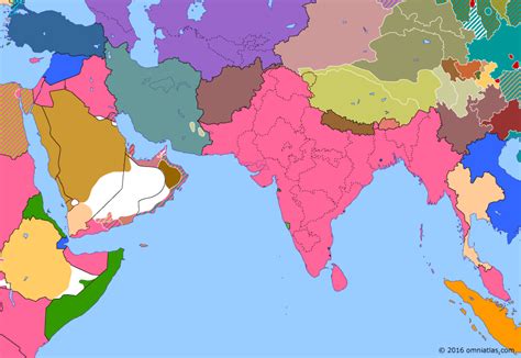 Sino-Tibetan War | Historical Atlas of Southern Asia (26 March 1931) | Omniatlas