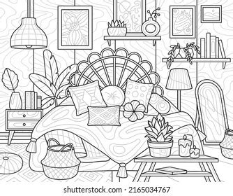18,502 Home Interior Coloring Pages Images, Stock Photos, 3D objects, & Vectors | Shutterstock
