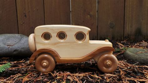 Vintage Style Wood Toy Truck by Gordyslittleredshed on Etsy