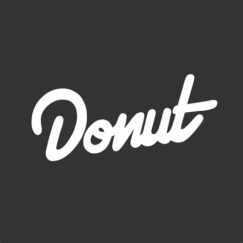 Donut Sticker - 6" - White – Donut Media Store