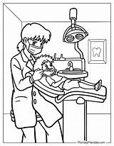 20 Dentist Coloring Pages Free PDF Printables sketch template