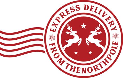 express delivery from the northpole, christmas - free svg file for members - SVG Heart