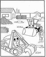 Pictures Of Diggers  Coloring Home sketch template