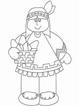 Dibujos De Nativo Para Colorear E Imprimir – ColoringLib sketch template