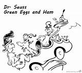Green Eggs Ham Coloring Pages sketch template