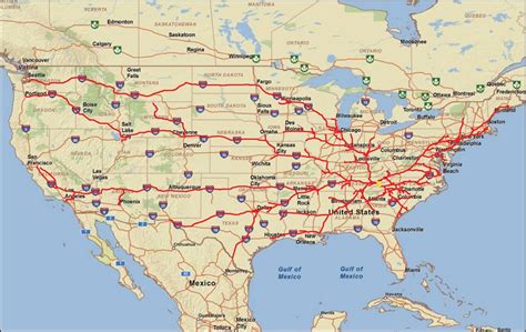 Interstate Map Of United States | Living Room Design 2020