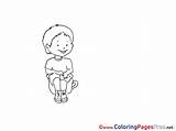 Coloring Pages Toilet sketch template