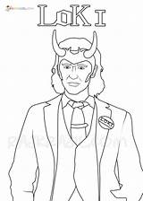 Loki Coloring Pages  30 New Pictures Free Printable Marvel Character sketch template