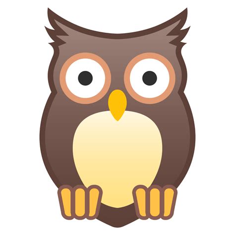 Owl Icon | Noto Emoji Animals Nature Iconset | Google