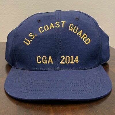 @! US Coast Guard CGA-2014 Hat Blue Stitched BDU Rip-Stop Strap... | Man hat, Hats, Coast guard