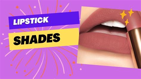 lipstick shades 😍 - YouTube