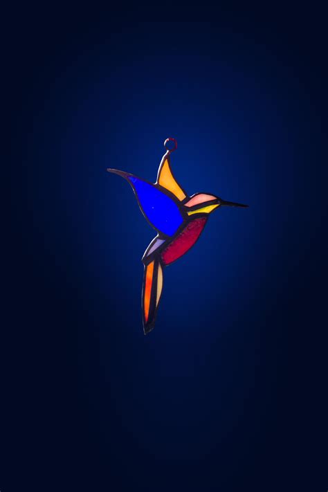 Stained glass Hummingbird by zyklodol on DeviantArt