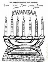 Kwanzaa Coloring Pages 7 Principles sketch template