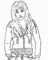 Printable Coloring Pages Of Hannah Montana  Home sketch template