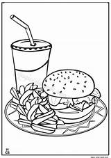 Get This Food Coloring Pages junk food 894nc sketch template