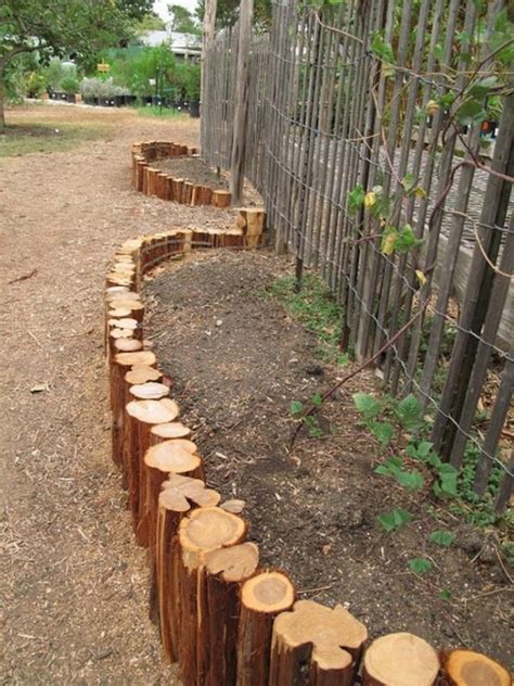 17 Fascinating Wooden Garden Edging Ideas You Must See - The ART in LIFE