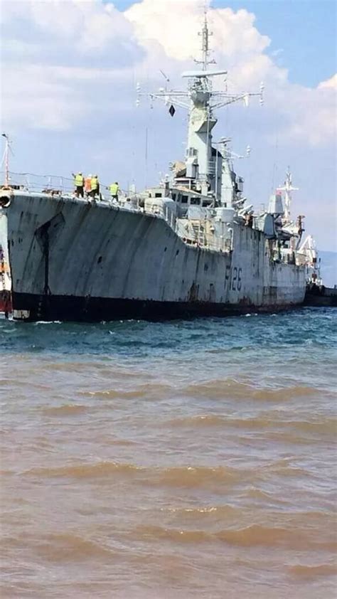 Remembering Royal Navy Frigate HMS Plymouth and her historic role on Falklands Liberation Day ...