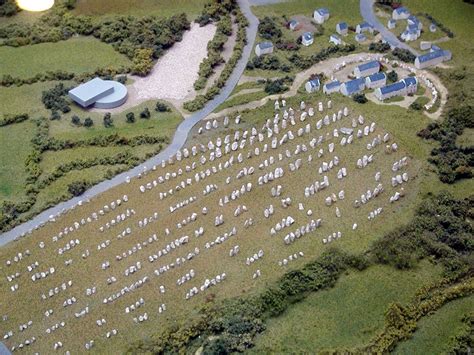 The Carnac stones are an exceptionally dense collection of megalithic sites around the French ...