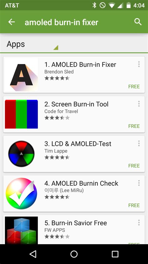 AMOLED Burn-in Fixer for Nexus 6 and other AMOLED display devices - AIVAnet