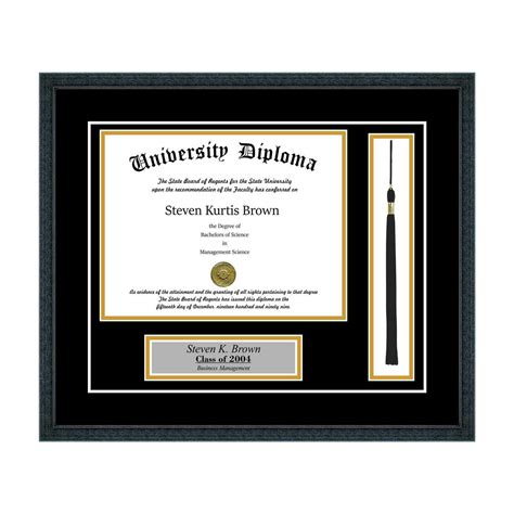 Personalized Double Diploma Frame | Perfect Cases, Inc.