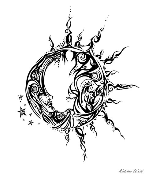 Moon And Stars Drawing at GetDrawings | Free download