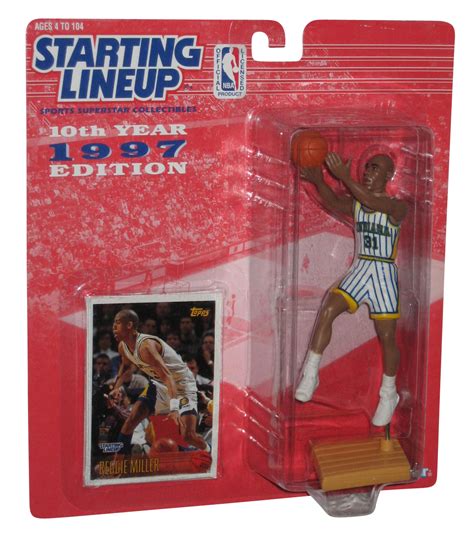 NBA Basketball Starting Lineup (1997) Reggie Miller Indiana Pacers Figure | eBay