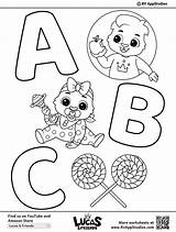 ABC Coloring Page For Kids Free Printable To Download & Color sketch template
