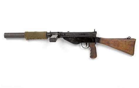 Sten Mk VI silenced 9 mm sub machine gun, 1945 (c) | Online Collection | National Army Museum ...