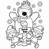 North Pole Coloring Pages At GetColoringscom  Free Printable sketch template