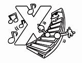 Xylophone Coloring Pages  Best For Kids sketch template