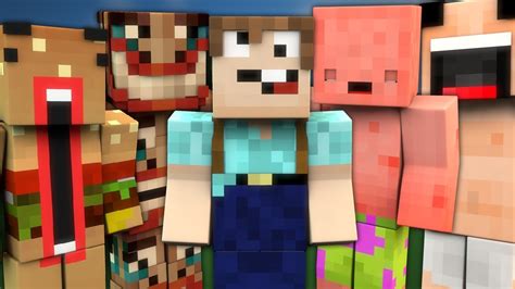 10 FUNNY MINECRAFT SKINS! - Top Minecraft Skins - YouTube