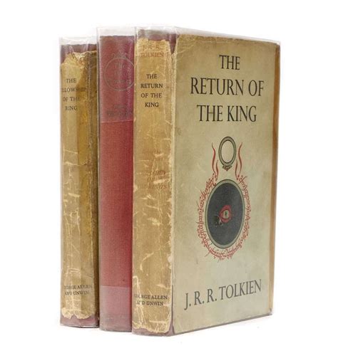 Rare first edition sets of JRR Tolkien's The Lord of the Rings trilogy ...