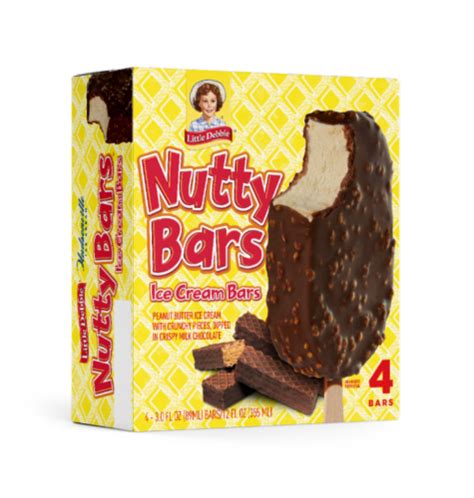 Little Debbie® Nutty Ice Cream Bars, 4 pk / 3 fl oz - Pick ‘n Save