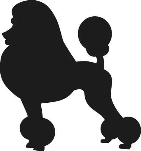 Poodle silhouette vector — Stock Vector © miceking #139149490