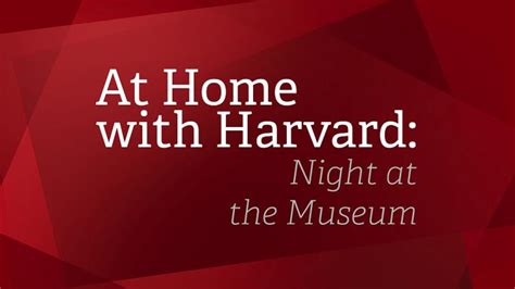 At Home with Harvard: Night at the Museum | Harvard Magazine