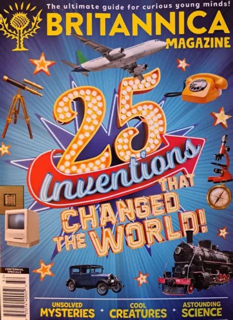 BRITANNICA 25 INVENTIONS That Changed The World 2023 New $12.99 - PicClick