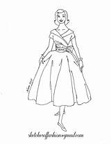 Costume Design Template Coloring Pages sketch template