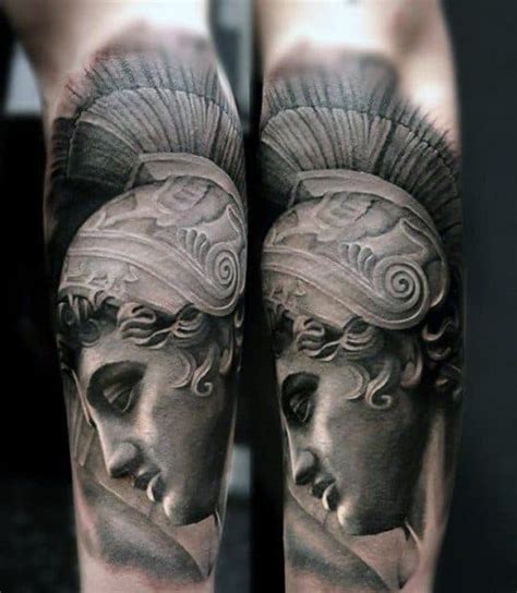 60 Roman Statue Tattoo Designs For Men - Stone Ink Ideas