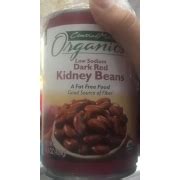 Central Market Organics Dark Red Kidney Beans: Calories, Nutrition Analysis & More | Fooducate
