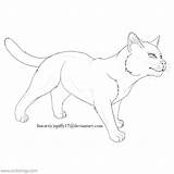Warrior Cat Base Coloring Pages Coloring sketch template