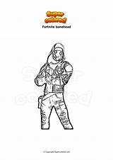 Coloring Page Fortnite Kit  Supercoloredcom sketch template