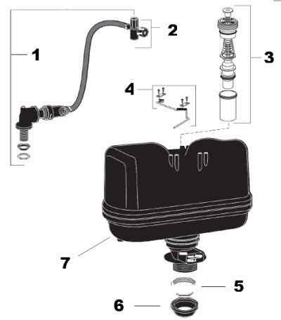 Order Replacement Parts for American Standard 4098 / 4099 tank pressure assisted Toilet parts ...